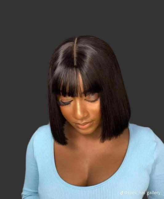 Classic Bob Wig with Bangs